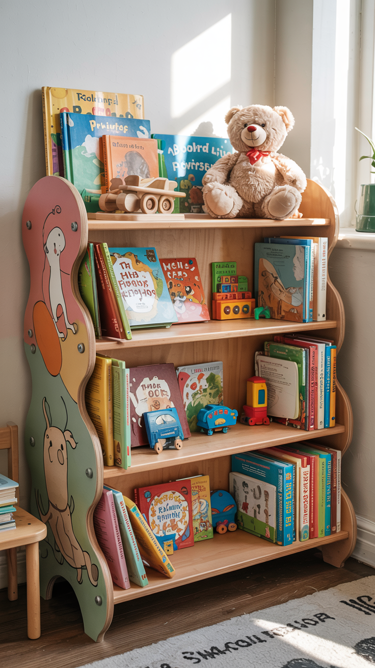 Classic Children's Room Bookshelf-