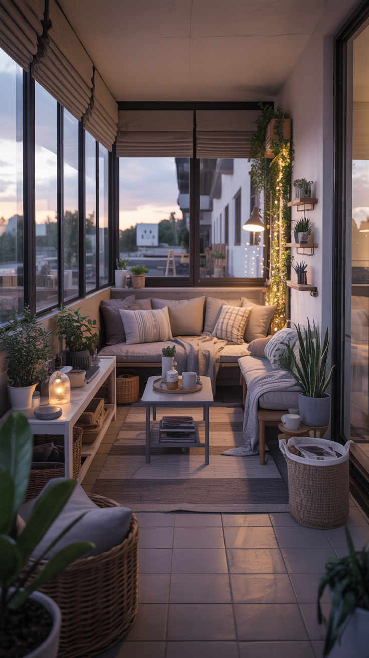 Enclosed Balcony Decoration