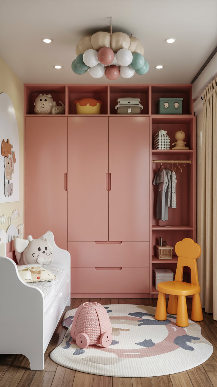 Girls Children's Room Wardrobe