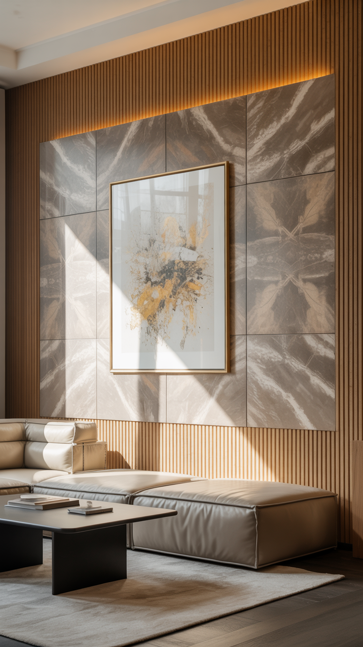 Modern Living Room Wall Decoration