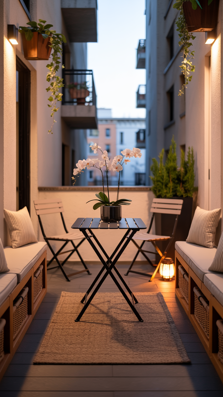 Narrow Balcony Decor