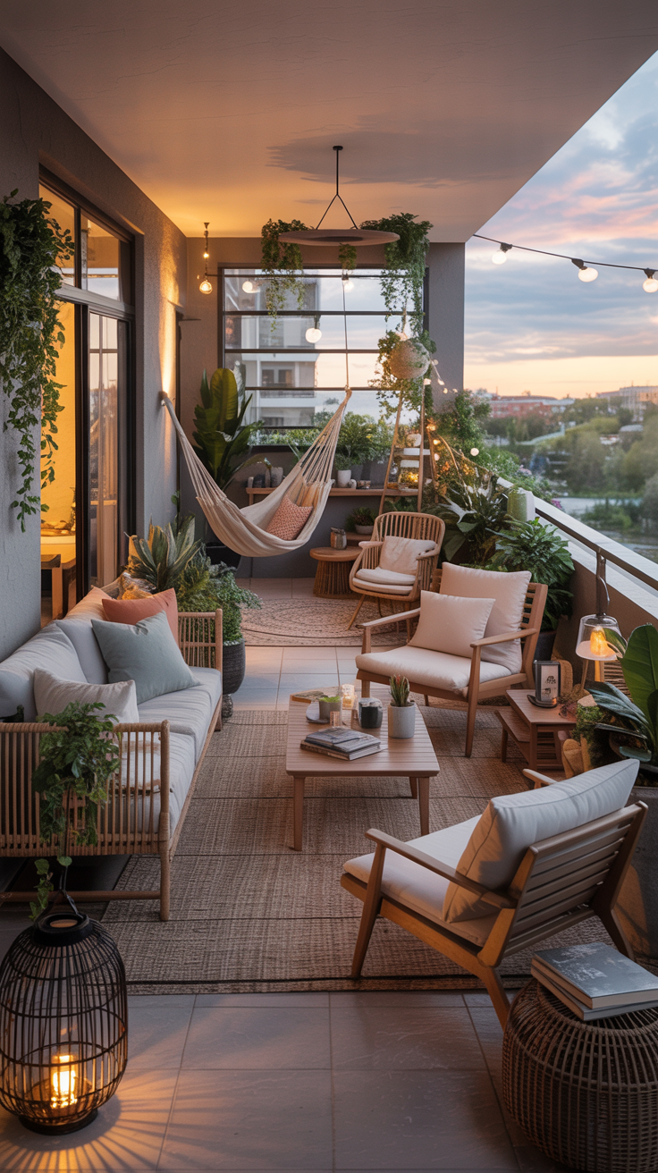 Open Balcony Decoration