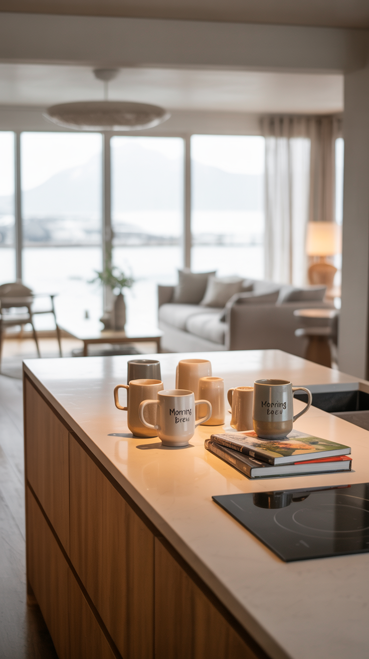 Open kitchen living room models