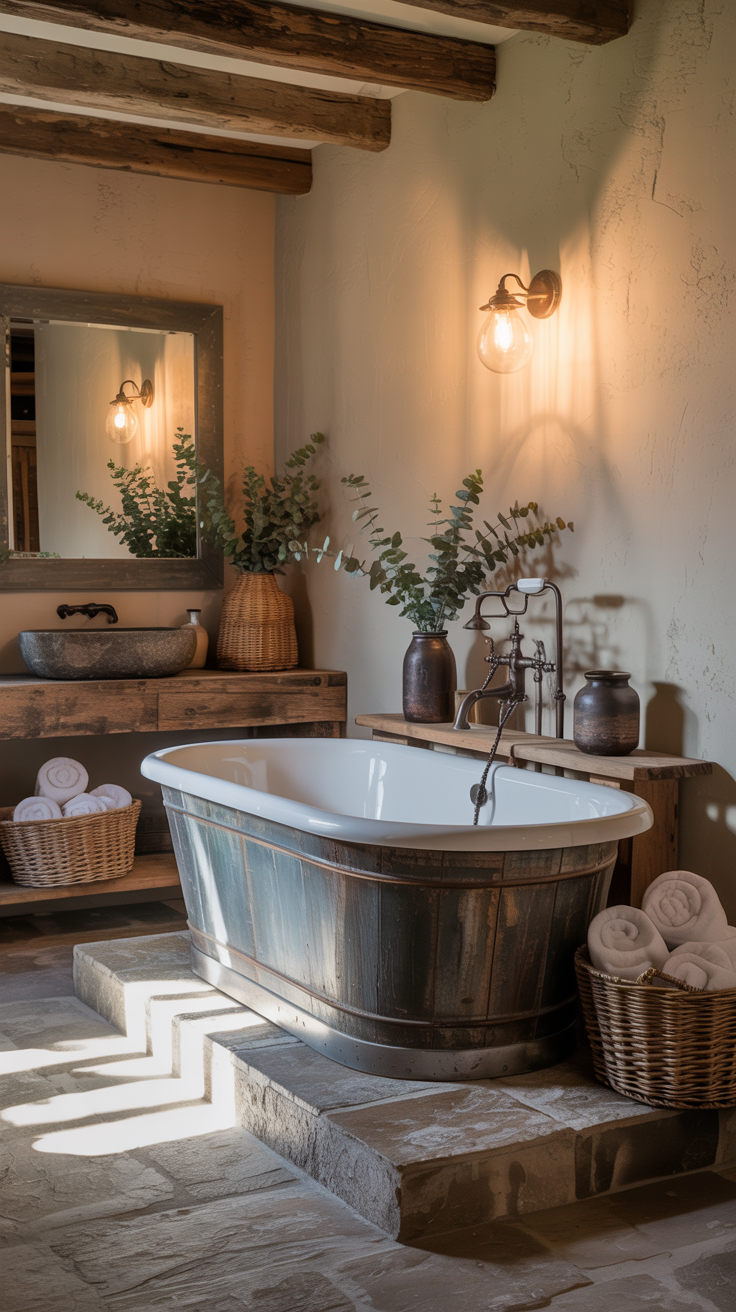 Rustic Bathroom Decoration