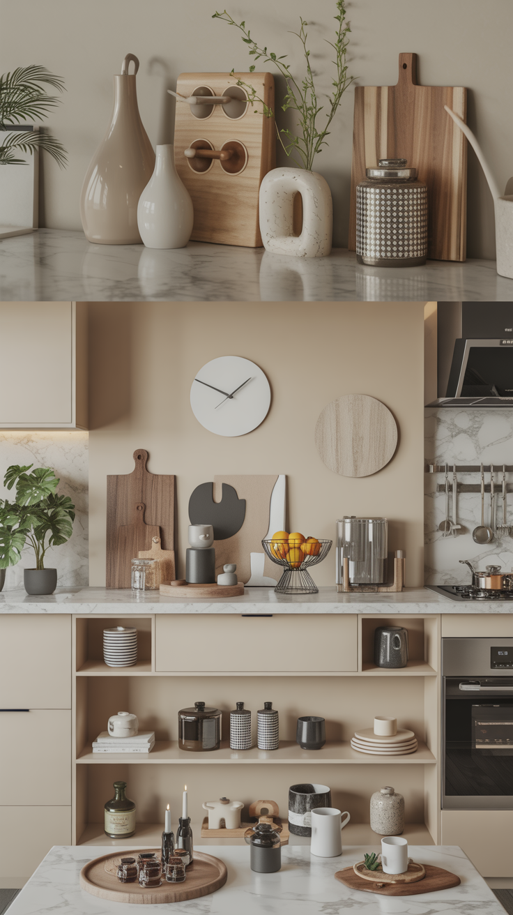 Stylish decorative accessories for modern kitchen designs