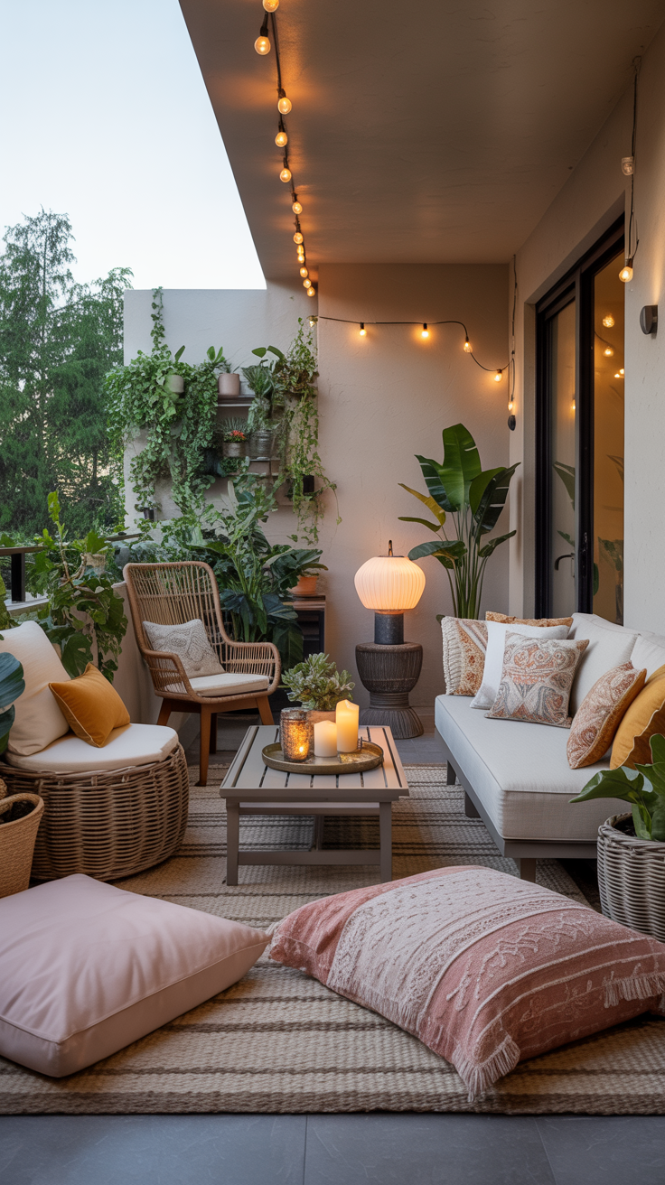 Balcony Cushion Decoration