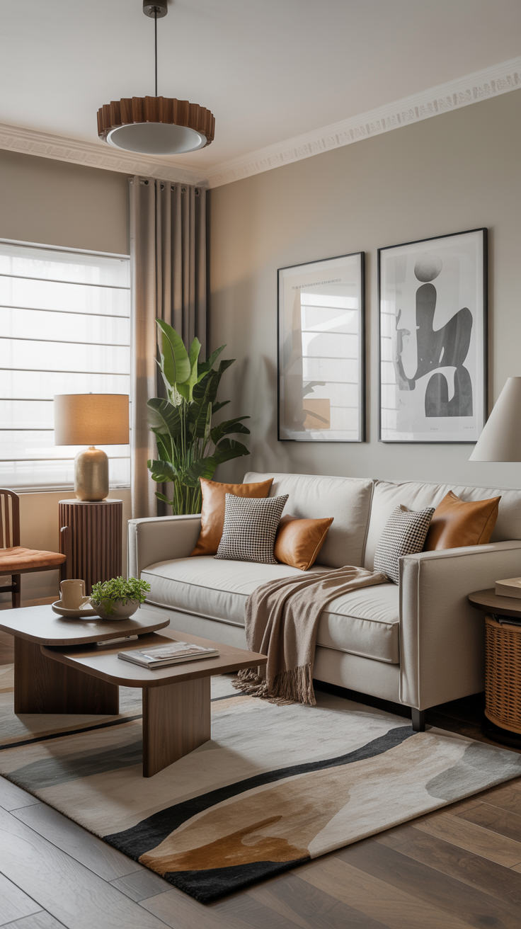 Classic Small Living Room Decoration