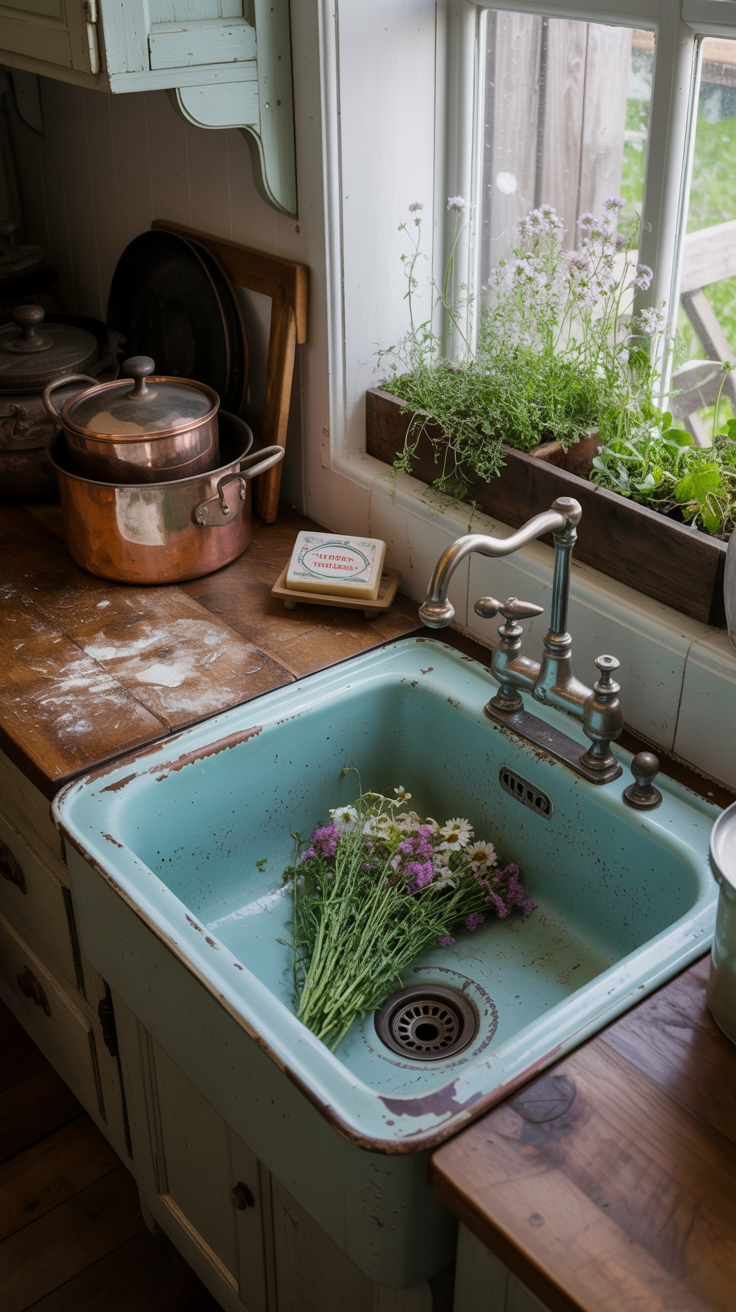 Rustic Style Kitchen Decoration